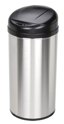 13.0-Gallon Stainless Steel Trash Can B77450