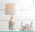 Gray/White Ceramic LED Table Lamp U329874