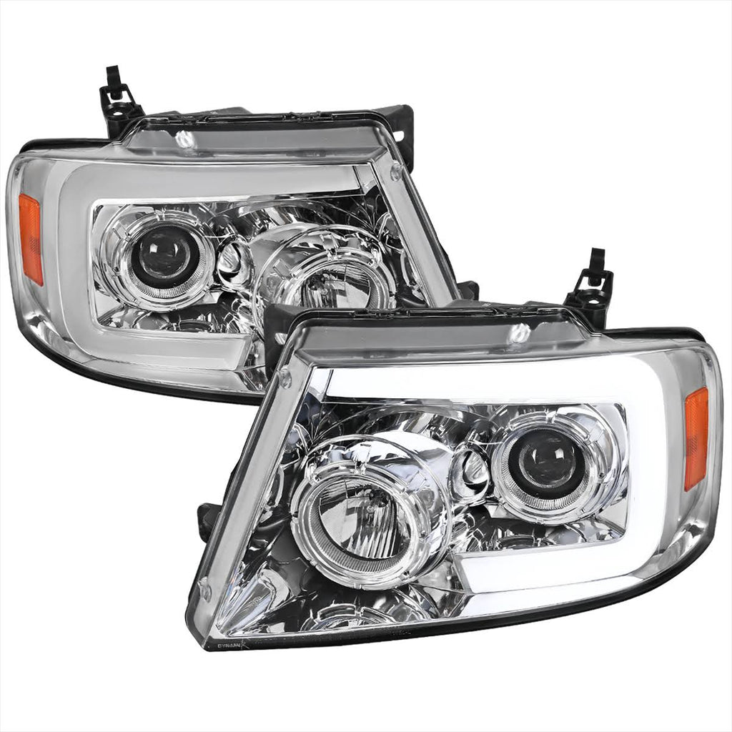 Chrome Clear Projector Headlights E1443
