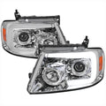 Chrome Clear Projector Headlights E1443