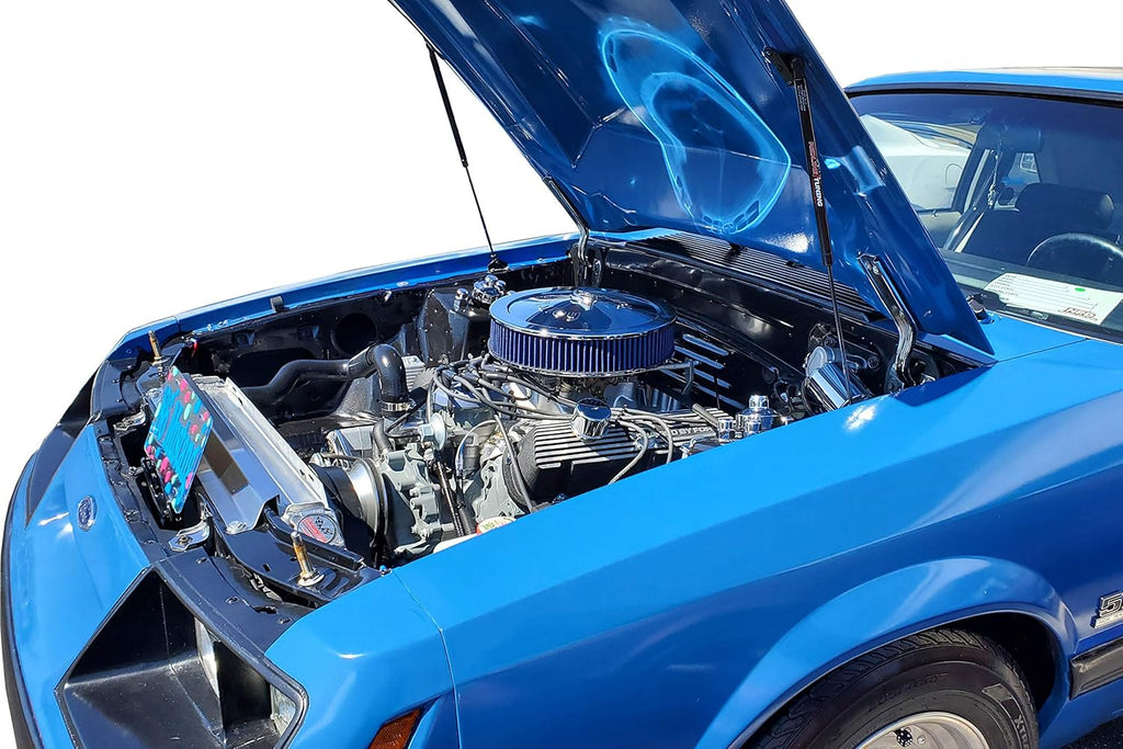 Hood QuickLIFT PLUS System Compatible with Ford Mustang & Mercury Capri 1979-1998 W61651