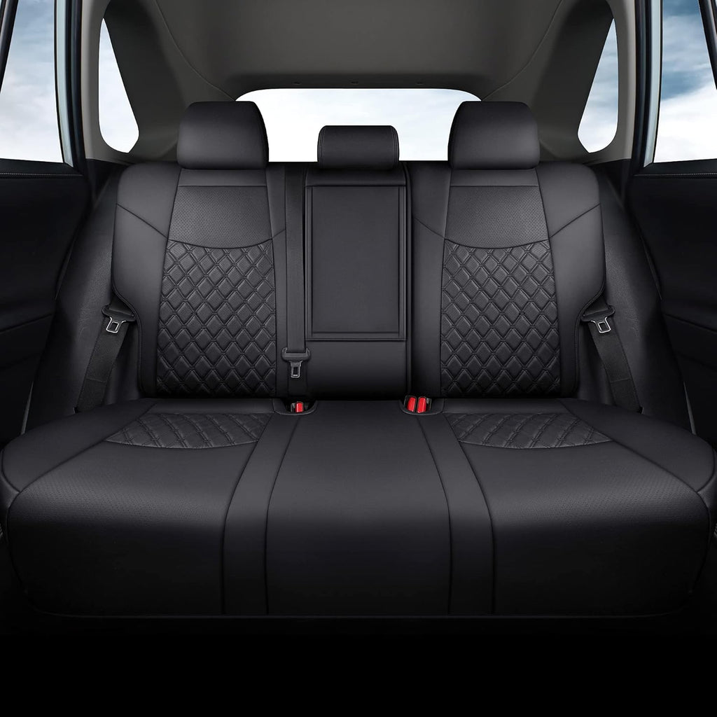 Grey Pu Leather Car Seat Covers Full Set for Toyota RAV4 X7487