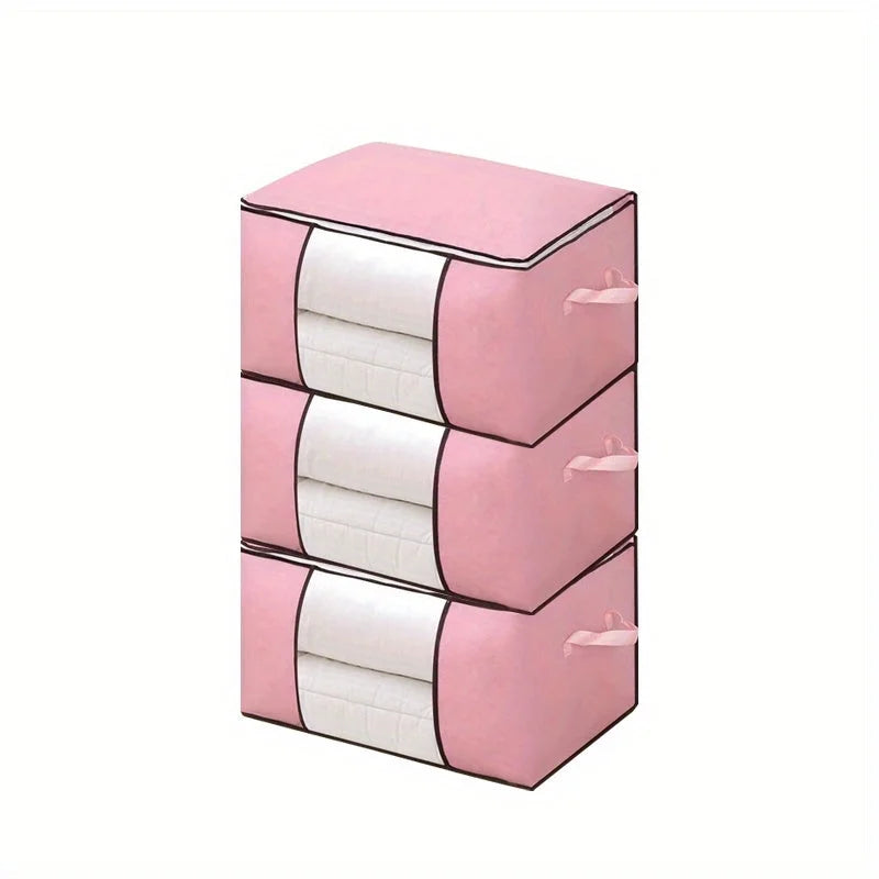 Grey 3 Pack Large Storage Bags with Reinforced Handles W135719