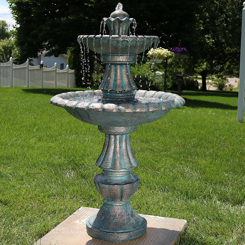 2-Tier Outdoor Water Fountain C749069
