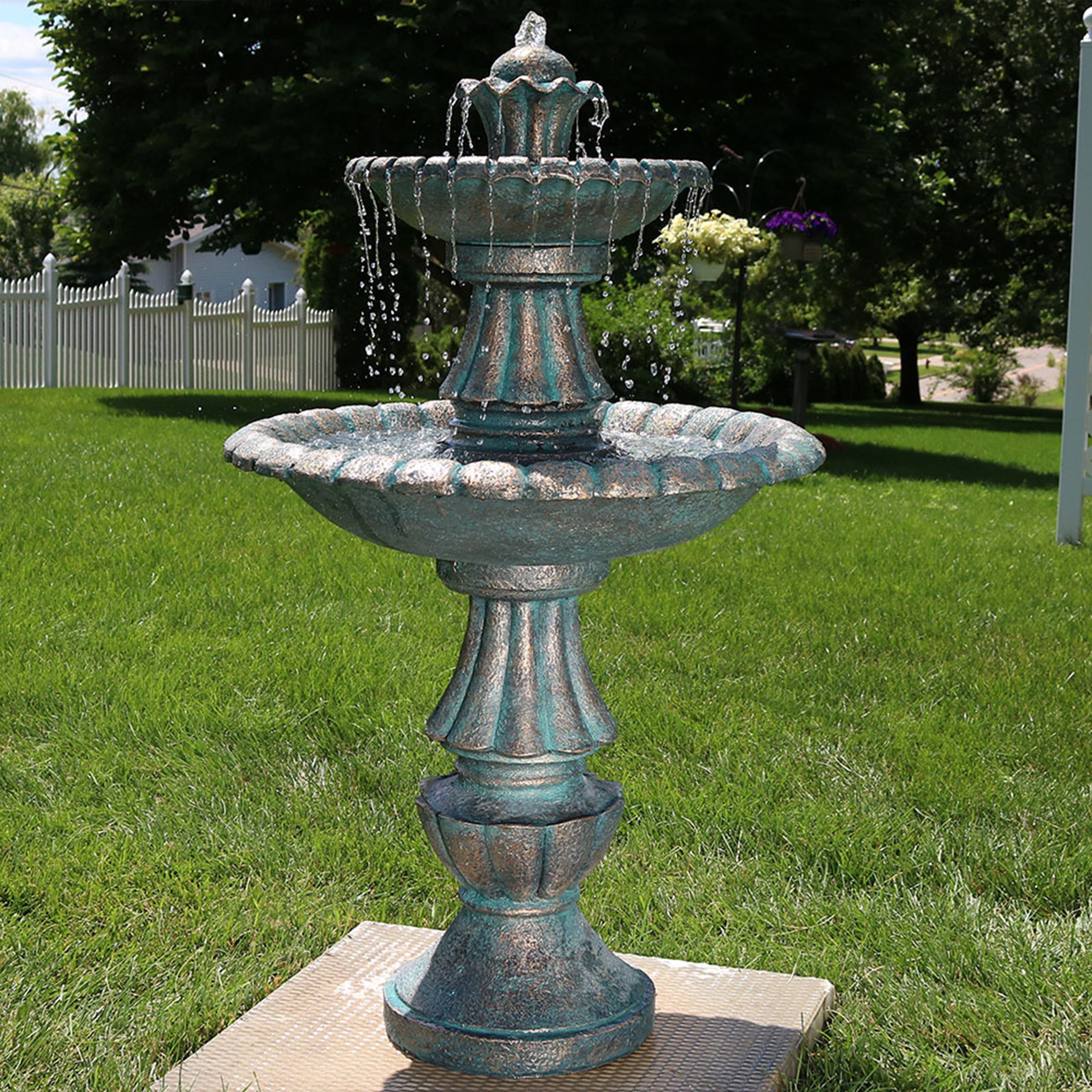 2-Tier Outdoor Water Fountain C749069