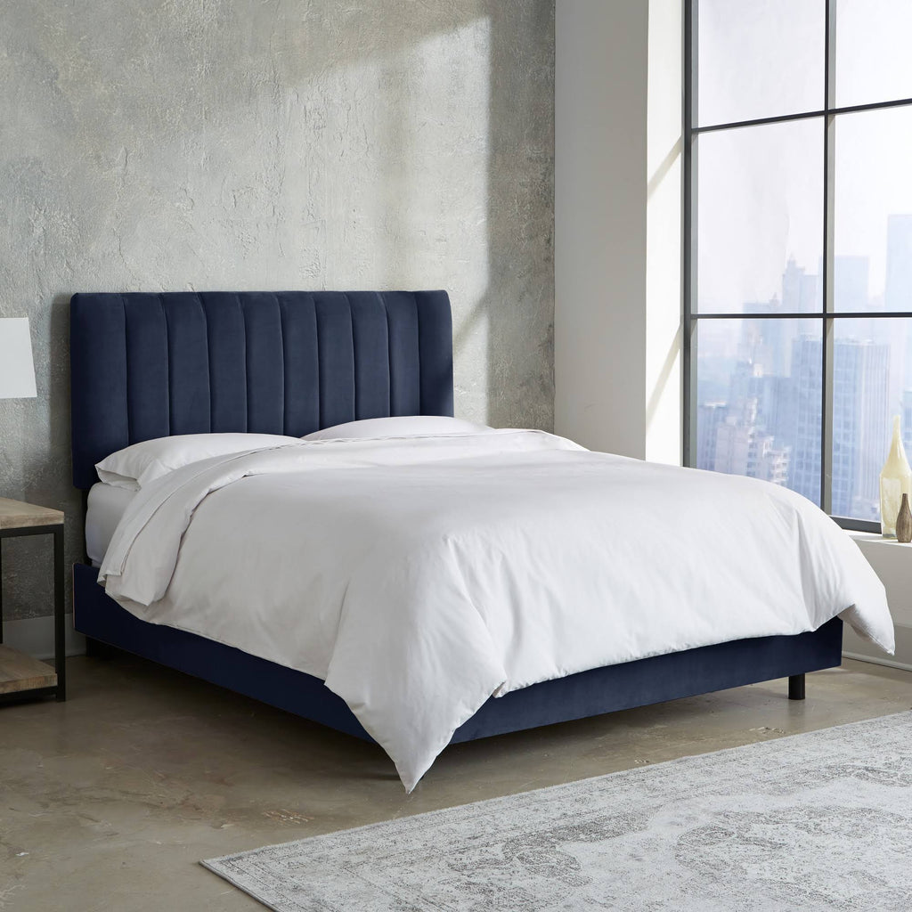 Twin Velvet Bed U98175