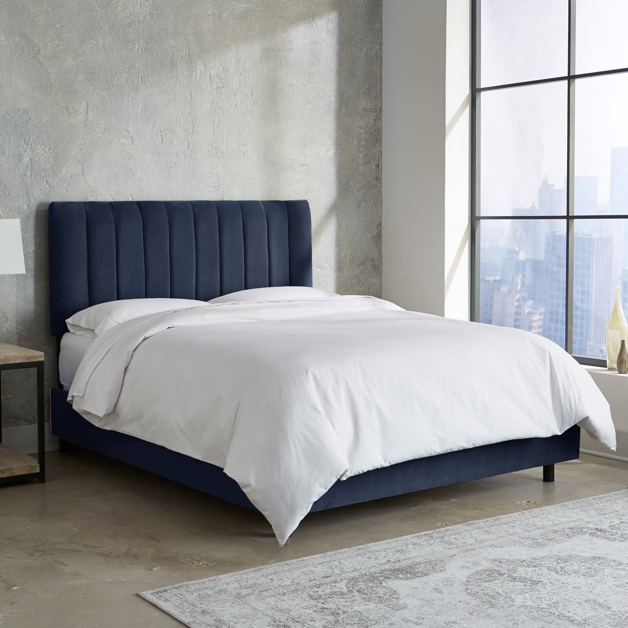 Twin Velvet Bed U98175
