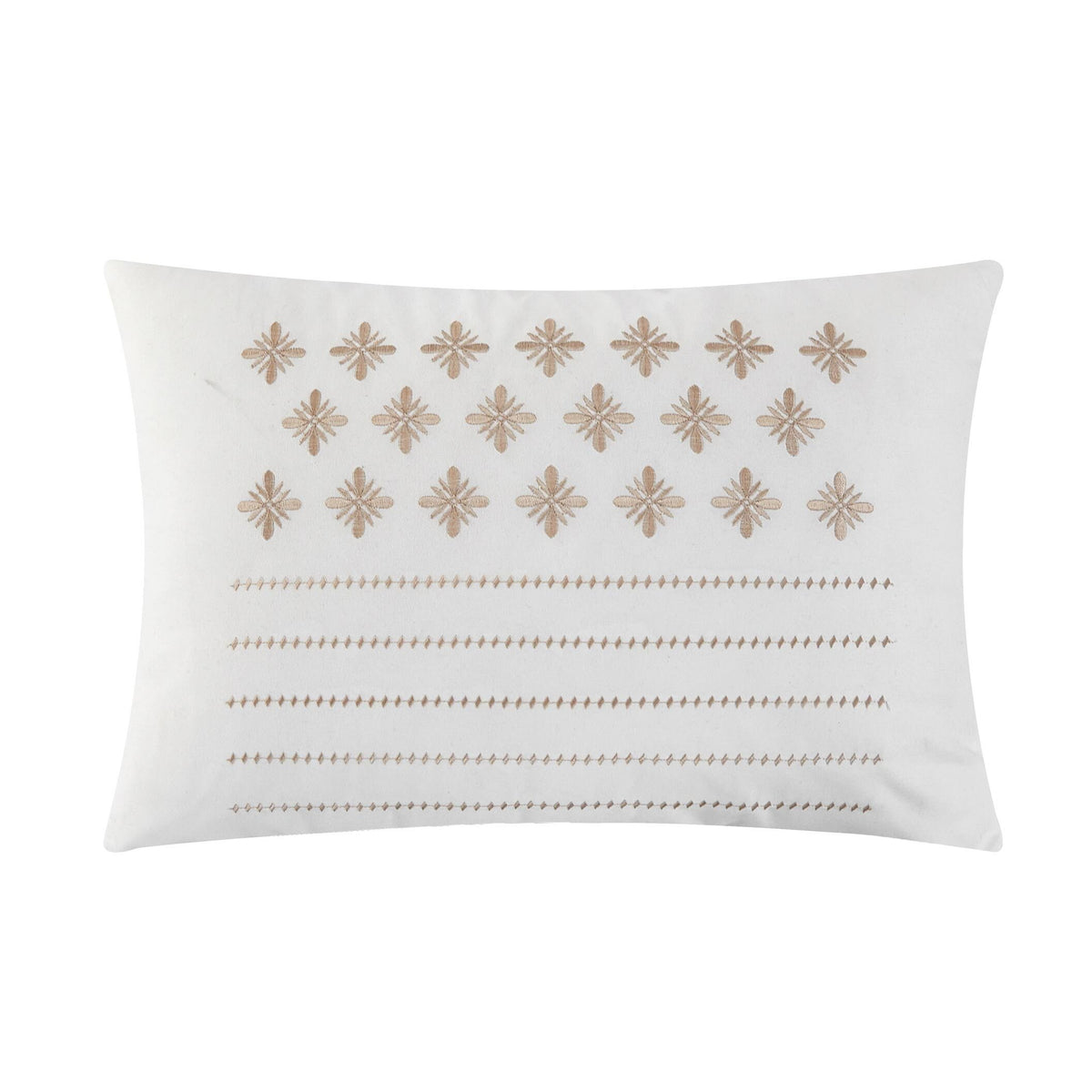 King Jacquard Geometric Pattern 8 Piece Bedding Set A4508