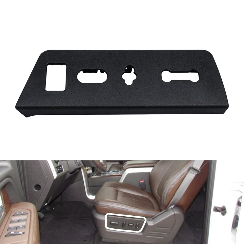 Driver Side Seat Switch Housing Panel Bezel Black Pack of 2 Z5853