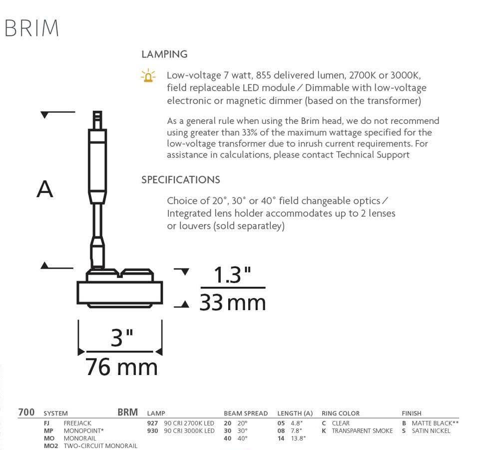 Brim Head Light S896789