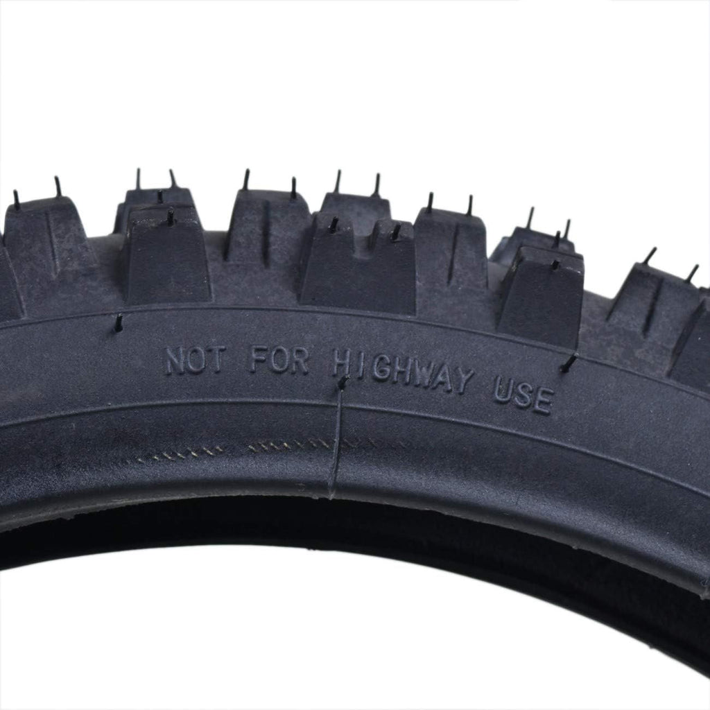 60/100-14 14'' Knobby Tire With Tube Pack of 2 I29656