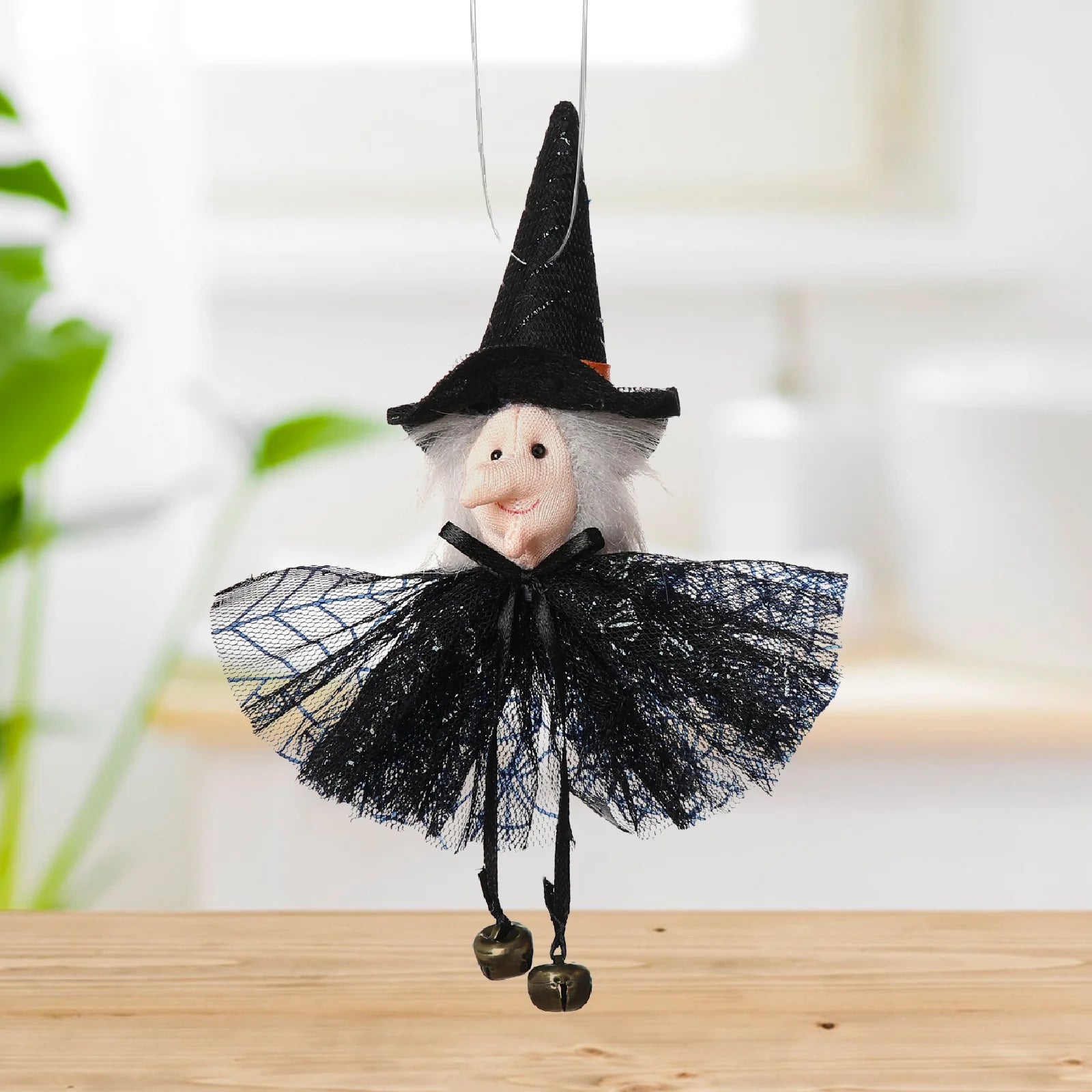 Pumpkin Witch Doll Halloween Cat Novelty Toy I3818