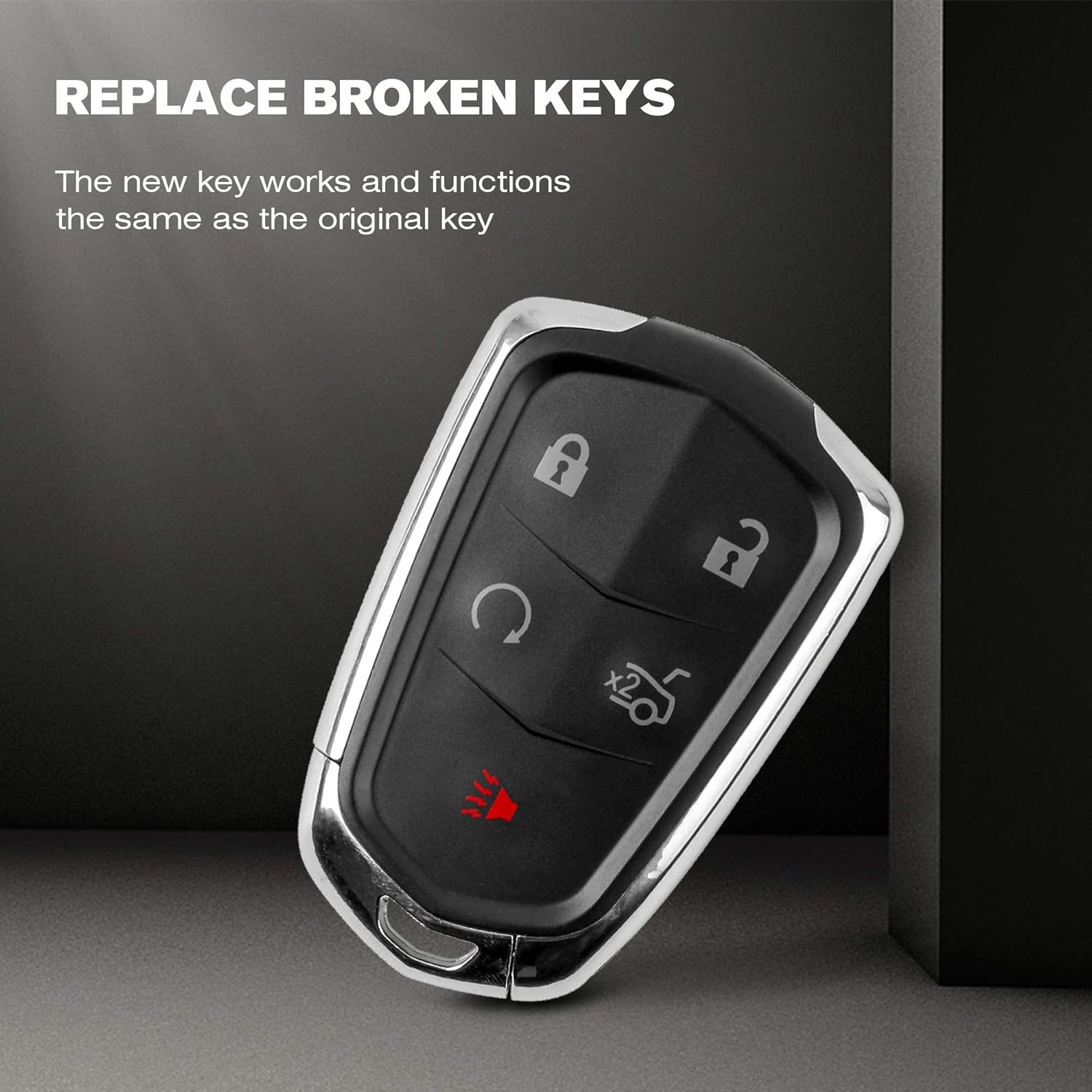 Keyless Entry Remote Car Key Fob Pack of 2 N190