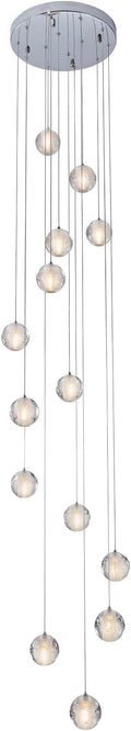 Crystal Chandelier 14-Lights H98.4 x W7.8 I177