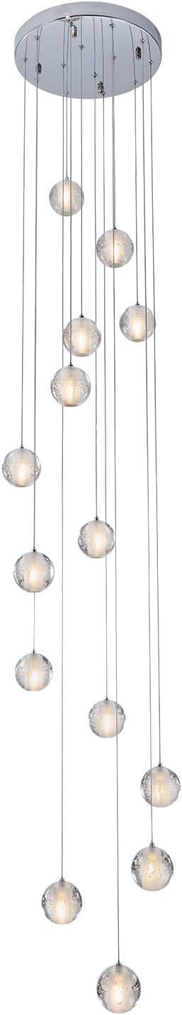 Crystal Chandelier 14-Lights H98.4 x W7.8 I177