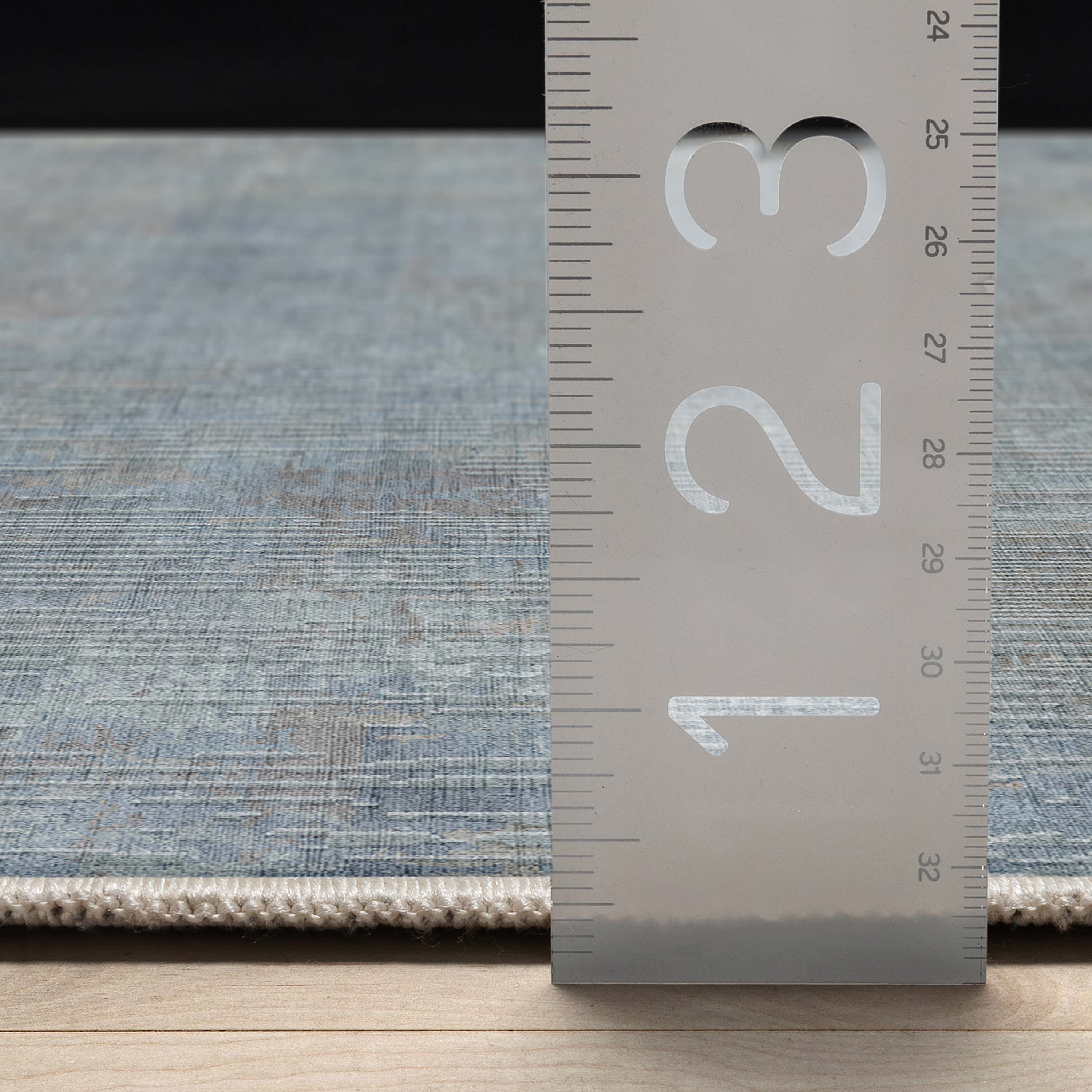 Blue Vintage Flatweave Area Rug O9579