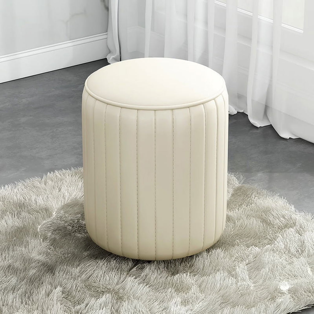 Soft Leather Makeup Stool E687517