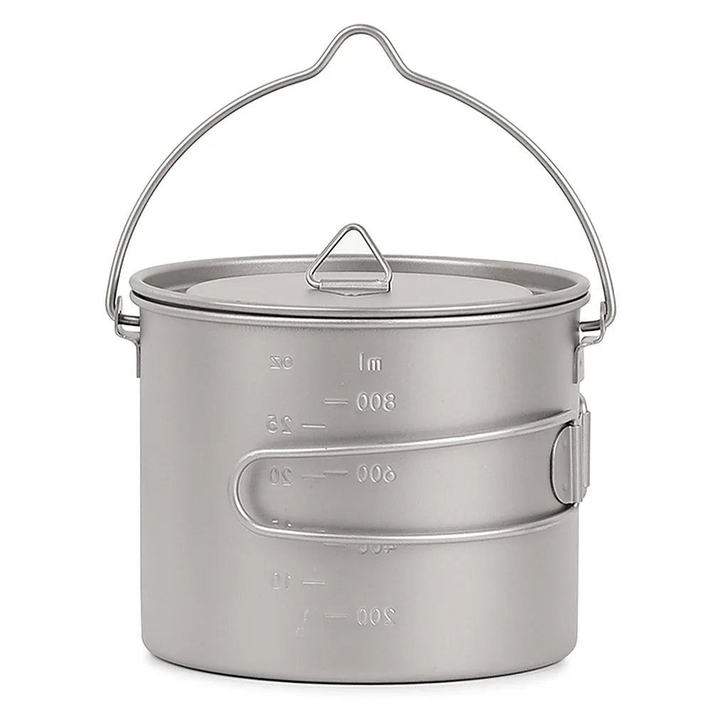 Ultralight Pot Water Mug Cup with Lid and Foldable Handle Z9227