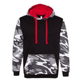 Black Camo Hooded Sweatshirt, Small A193094