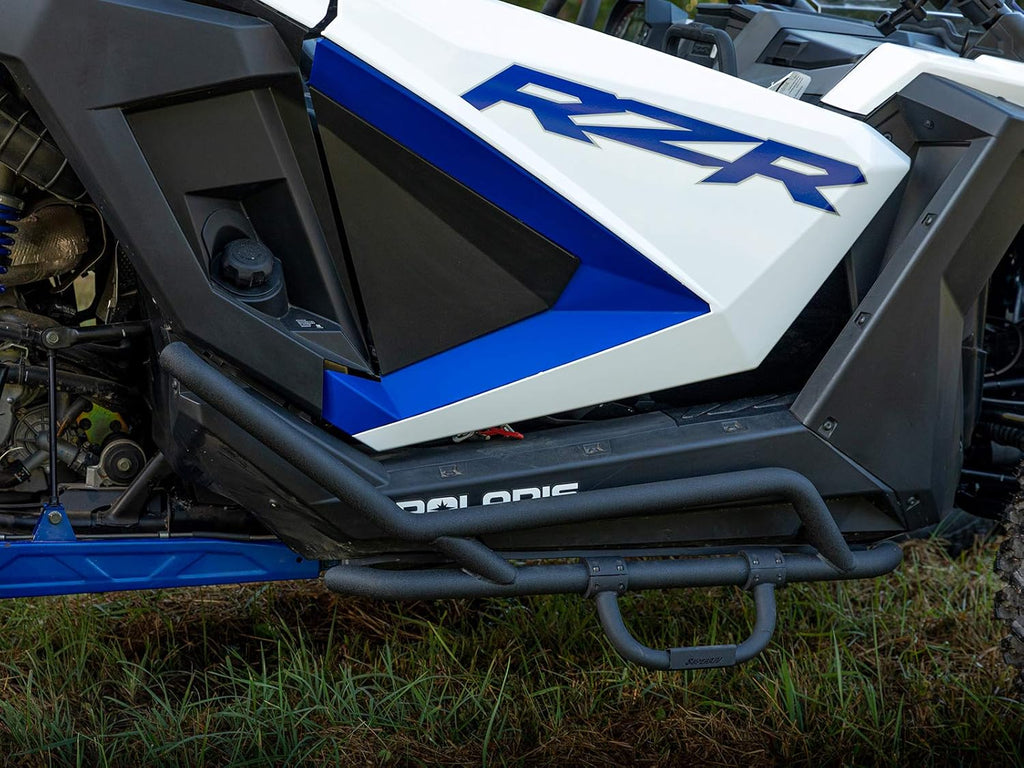Heavy Duty Nerf Bars with Step, Wrinkle Black Powder-Coat Finish, Bolt-on M368