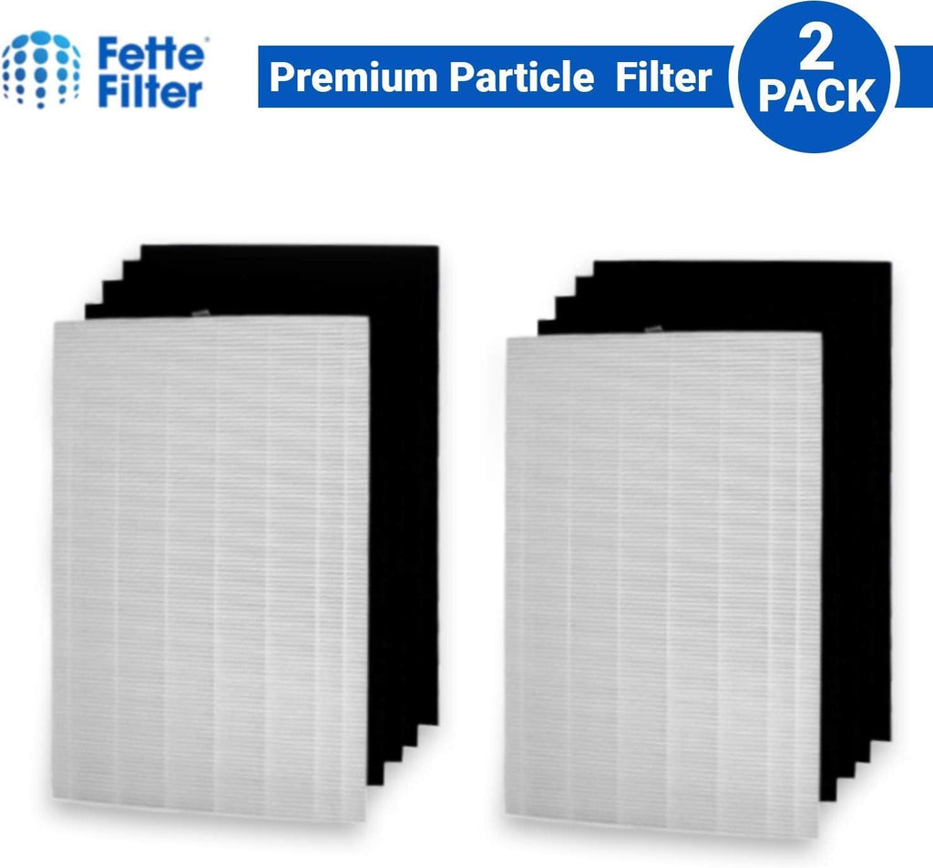2 HEPA Filters + 8 Carbon Filters for Air Purifiers F111412