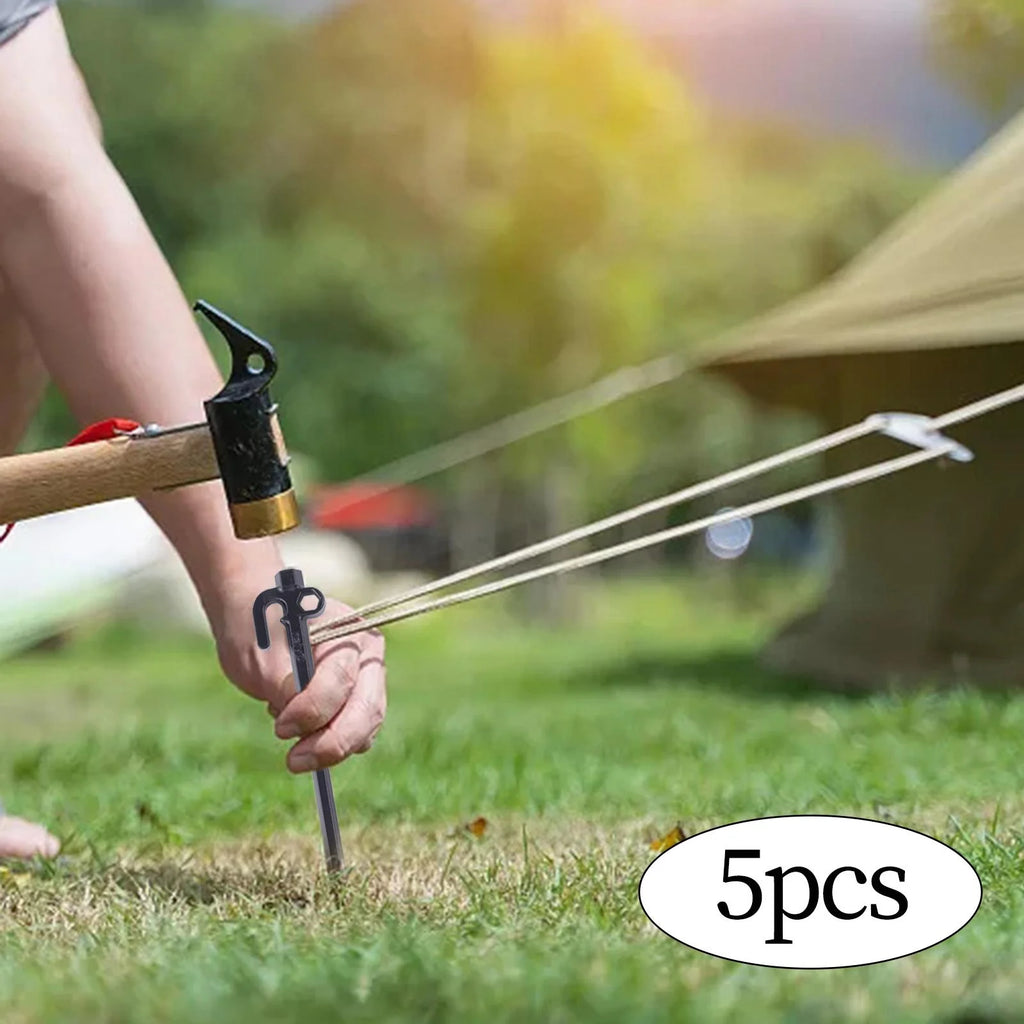 5pcs Steel Tent Stakes 30cm C334694