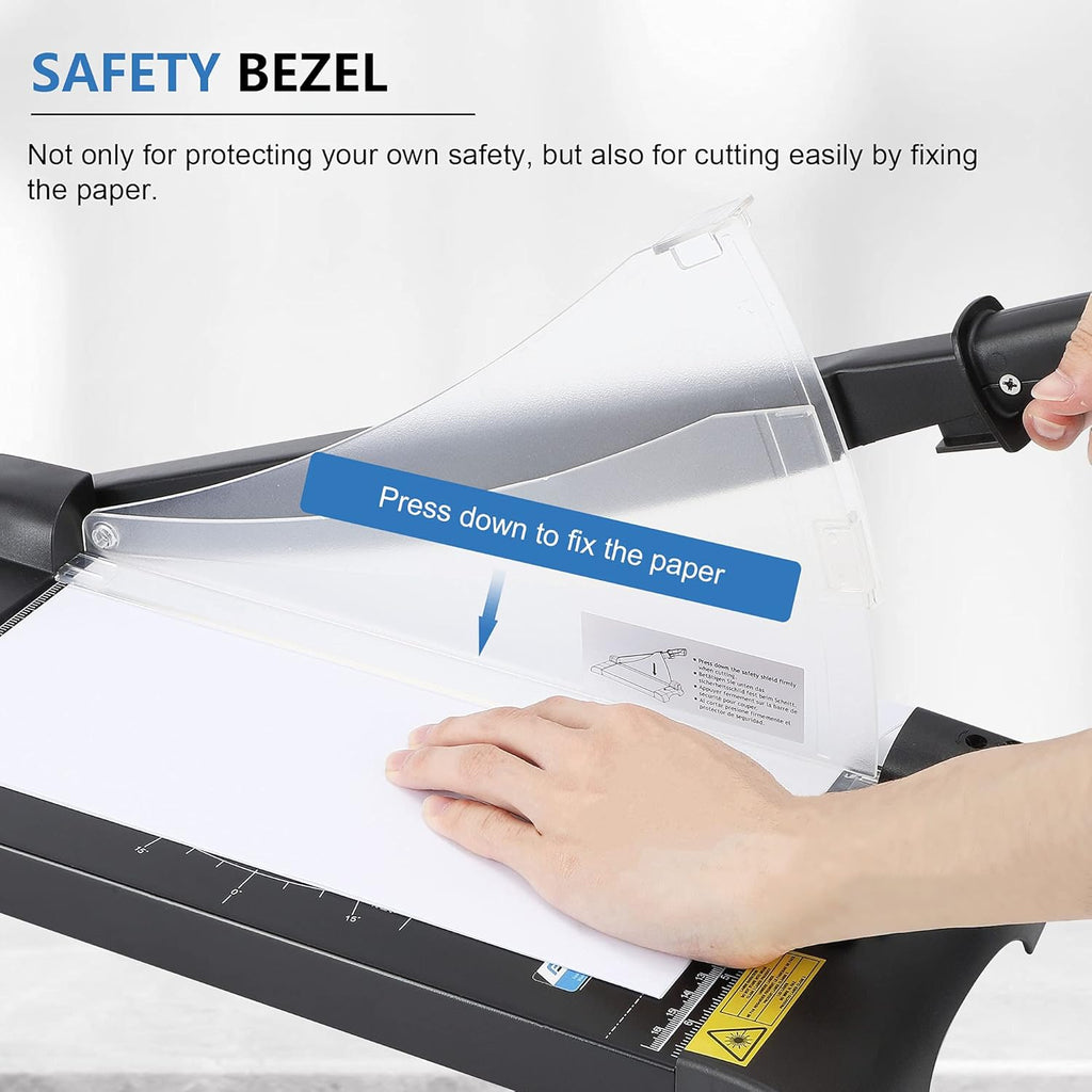 12 inch A4 Paper Trimmer Guillotine with Safety Guard and Blade Lock B5166