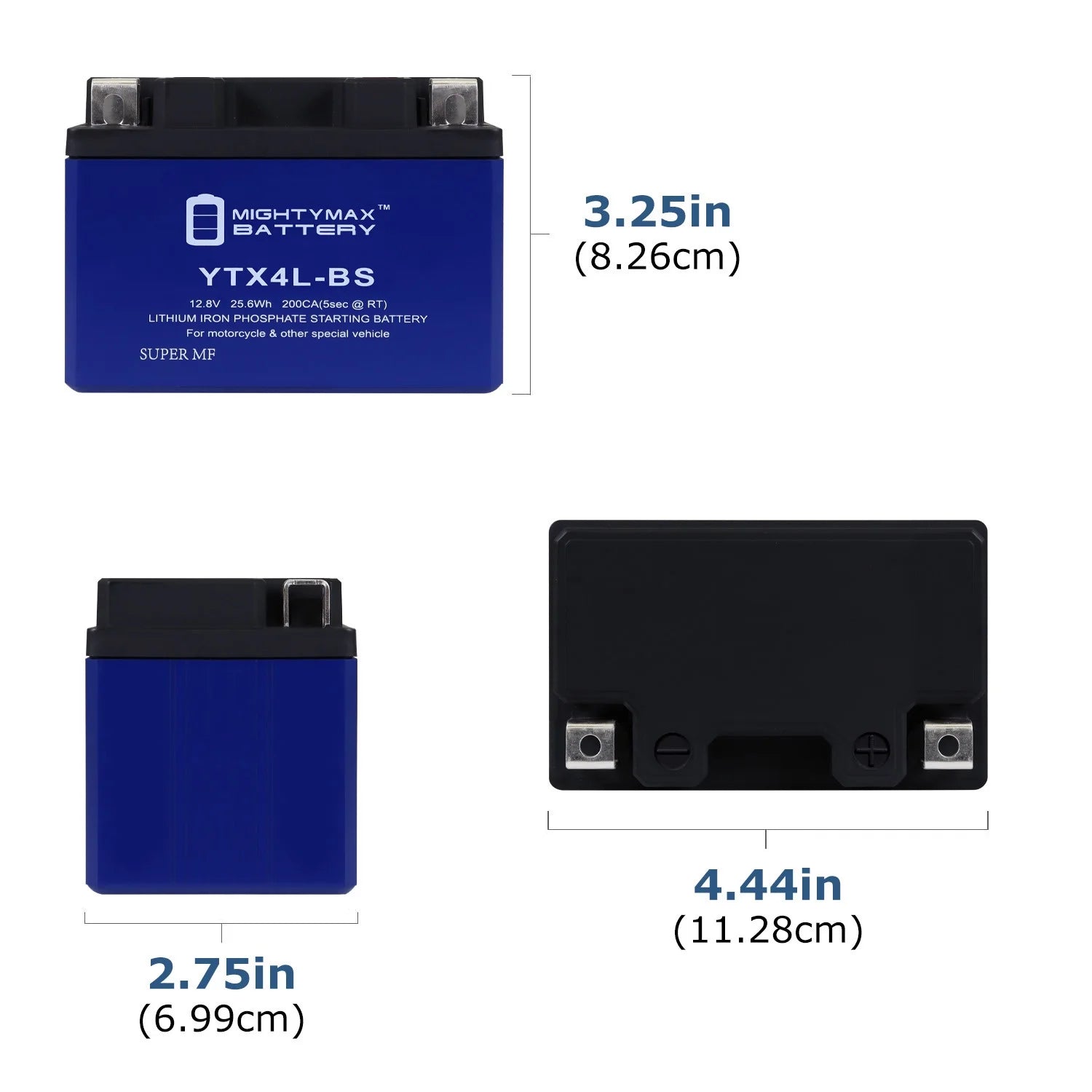 YTX4L-BS Lithium Battery 6 Pack A4379