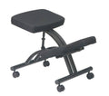 Black Metal Base Knee Chair with Casters B709432