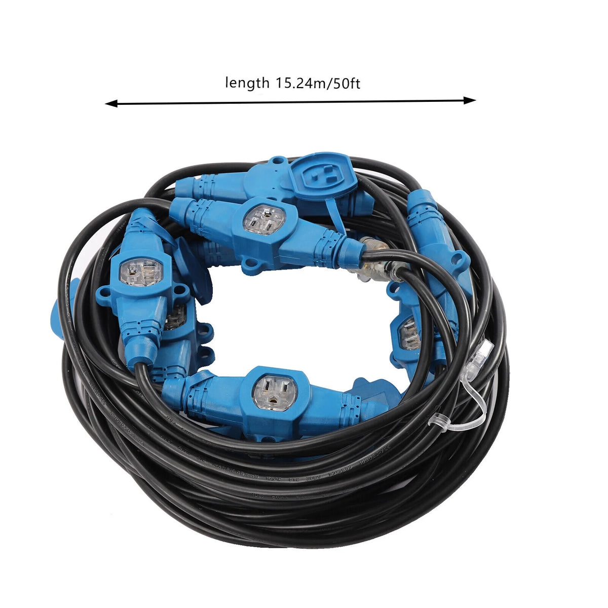 12 Gauge Heavy Duty Extension Cord 11 Outlets T728