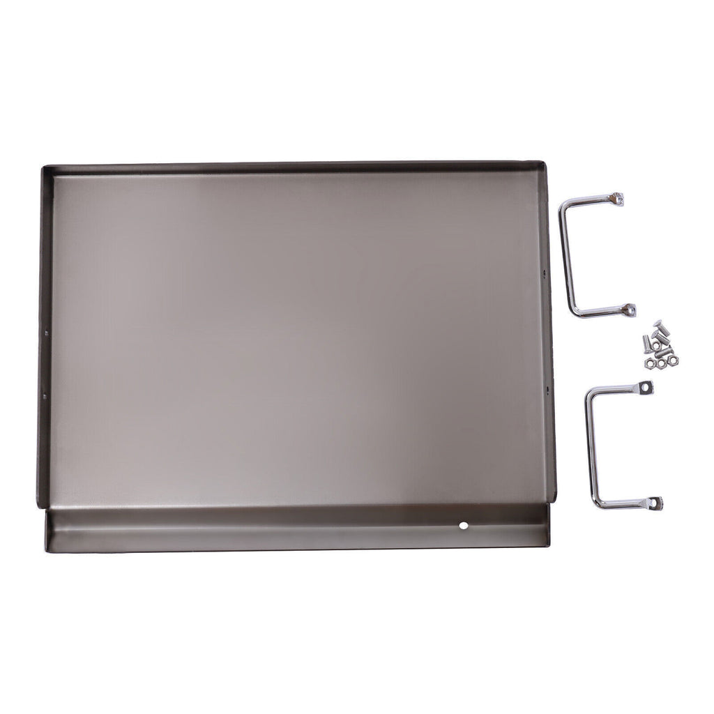 Stainless Steel Griddle Pan for BBQ Gas Grill & Charcoal Grill S5631