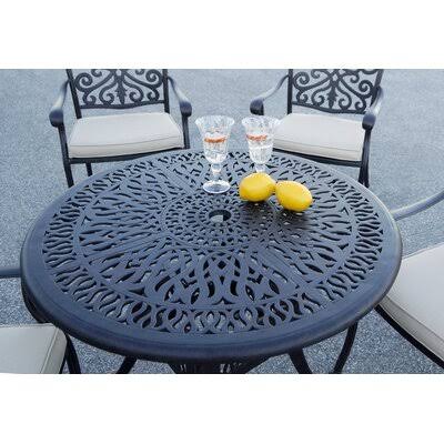 Antique Bronze Metal Dining Table D97391