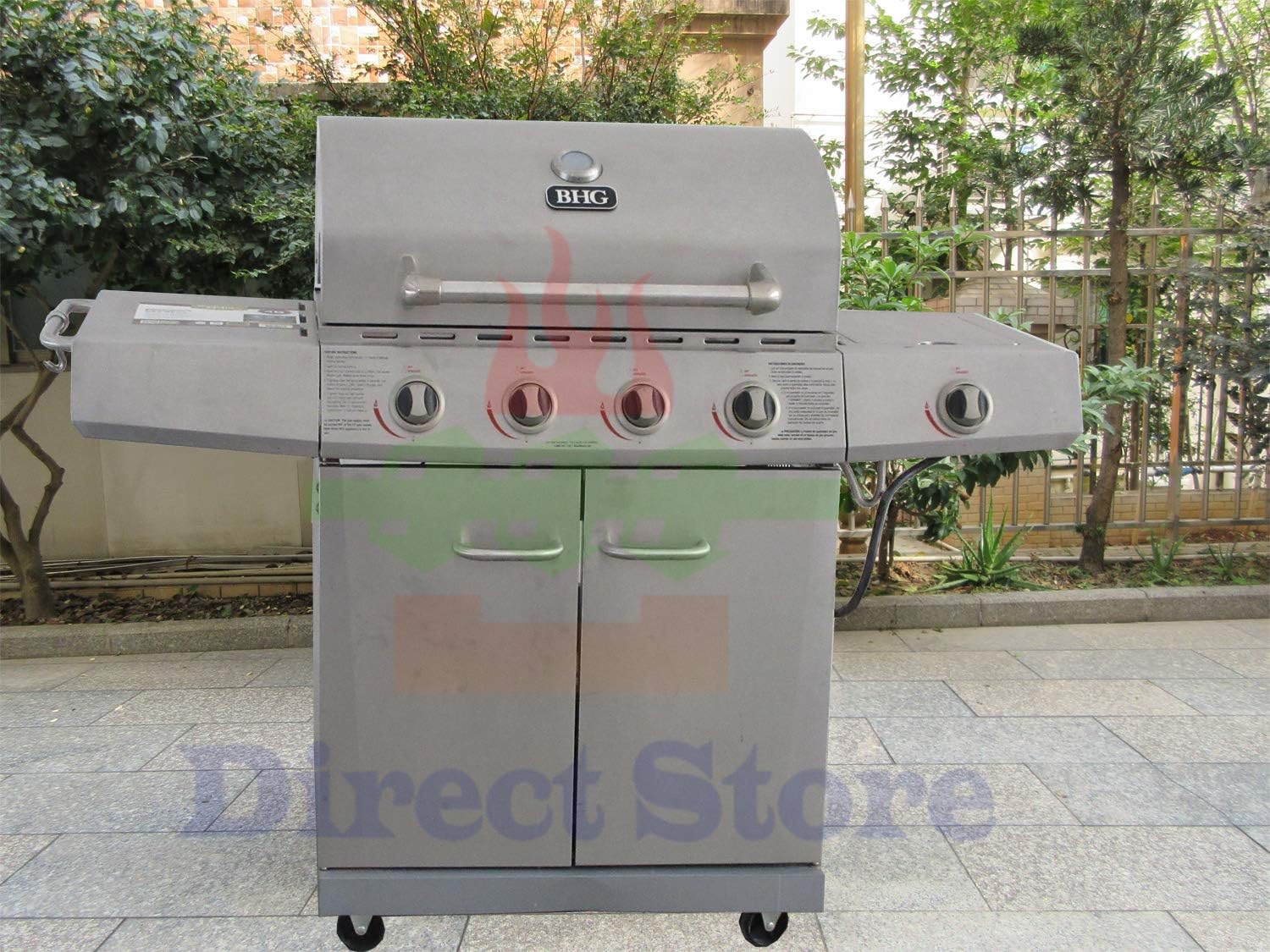 Solid Stainless Steel Cooking Grids Pack of 2 E584579