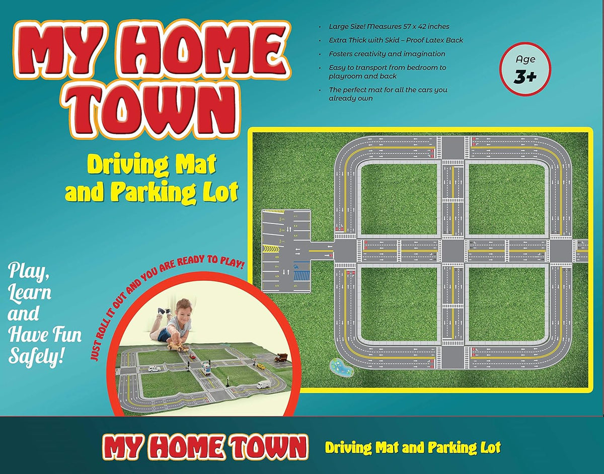 CAR Play Mat & Parking Lot for Toy Cars D700
