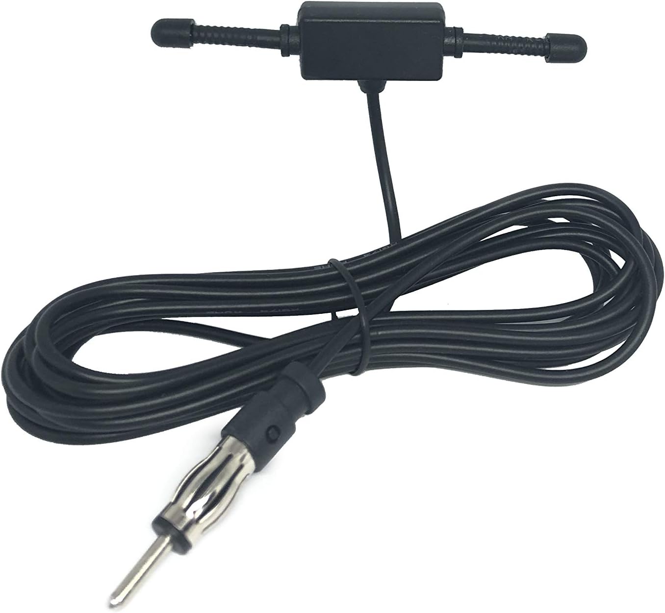 Universal AM FM Dipole Antenna with DIN Plug Connector Pack of 2 X83799