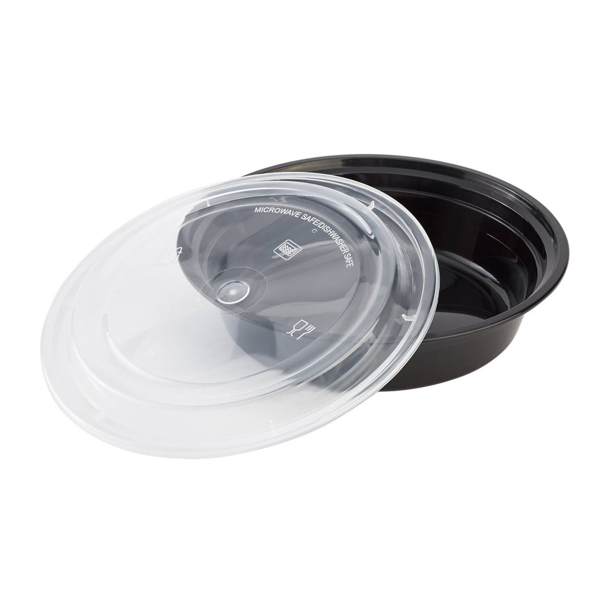 24 oz Microwavable Containers and Lids (Case of 150) W2651