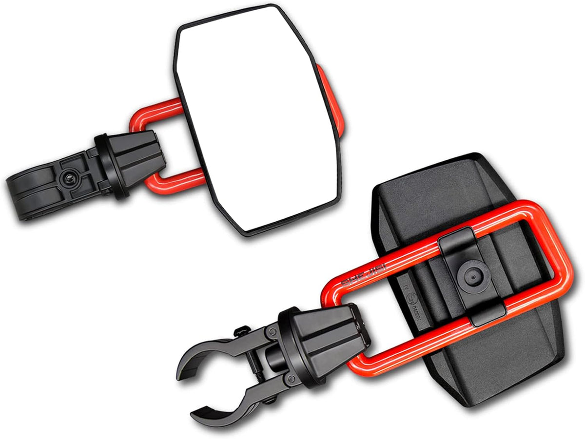 UTV Side Mirrors for 2 Roll Cage, Aluminum Solid Bracket X135