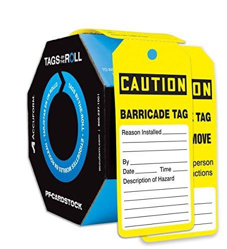 CAUTION Tag by The Roll J880