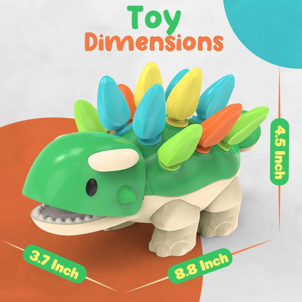 Dinosaur Toy with 12 Spike Quills for Matching Colors C965182