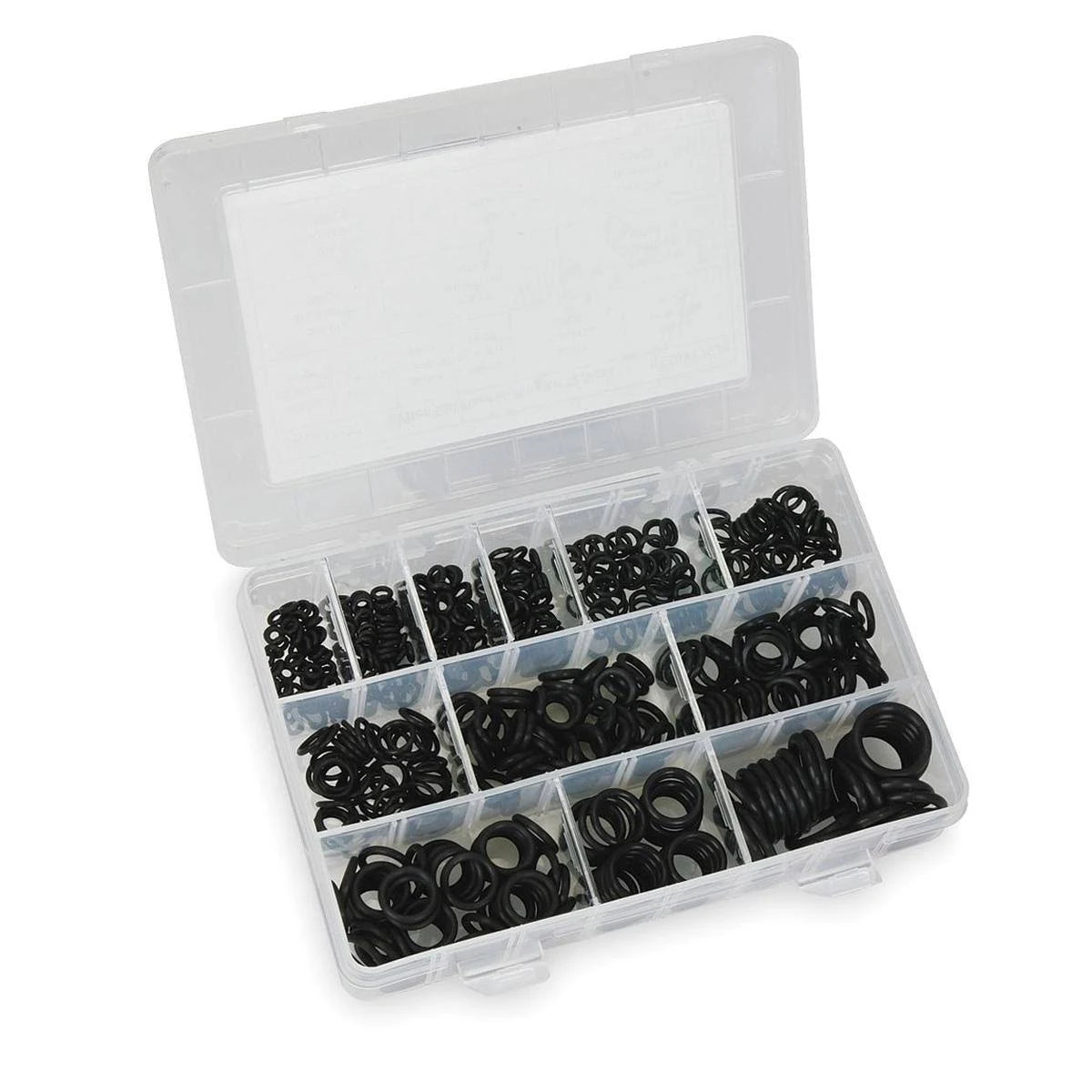 O-Ring Assortment, Viton, 75 Shore A SAE, 550 Pieces, 12 Sizes D69926