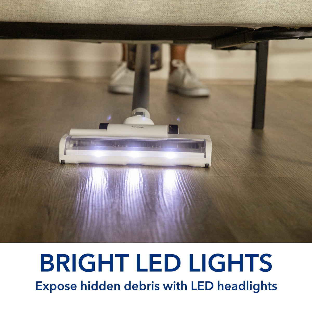 Cordless Stick Vacuum with HEPA Filtration and LED Headlight K2254