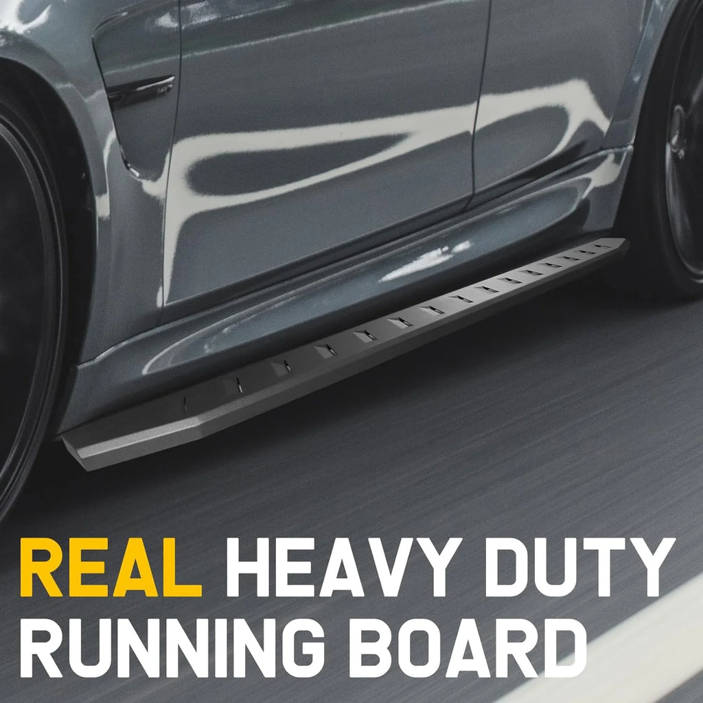 6 Inch Black Running Boards Side Step Nerf Bar A831