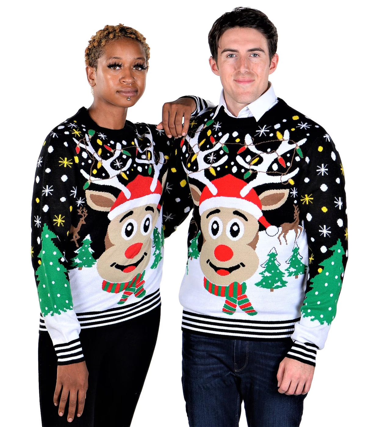 Black Ugly Christmas Sweater O720234