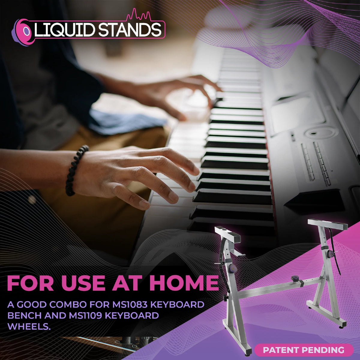 Z Style Adjustable Portable Heavy Duty Piano Keyboard Stand A391701