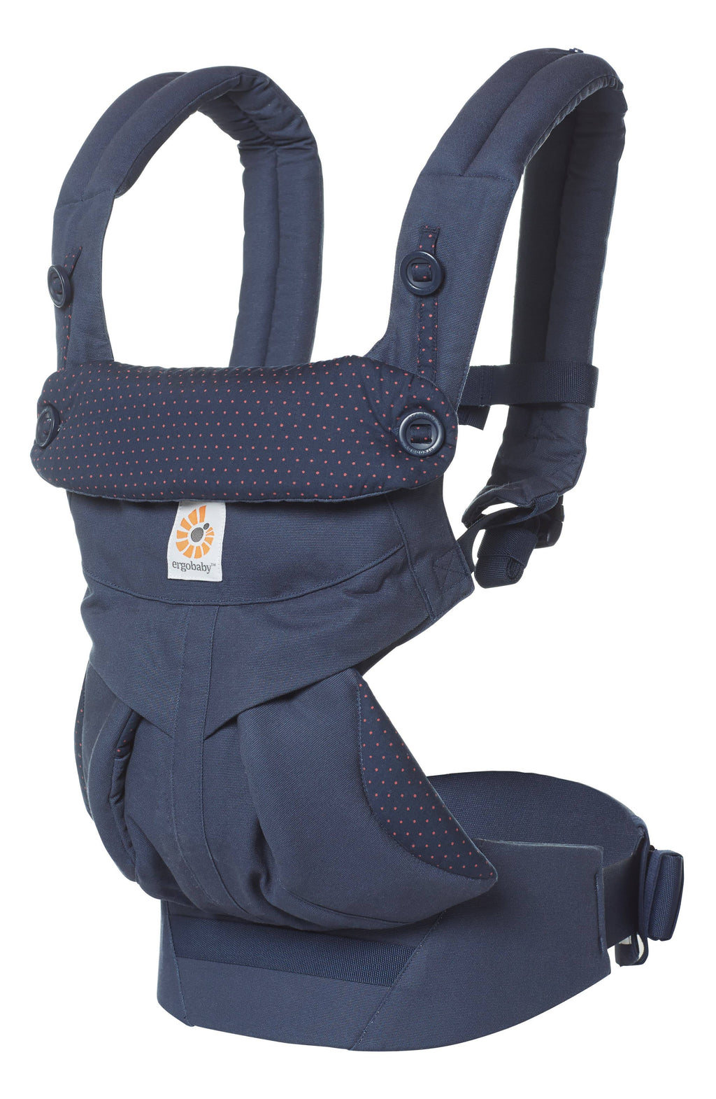 Navy Mini Dots Baby Carrier Y659