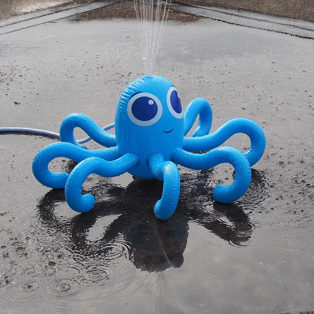 Octopus Inflatable Ball Sprinkler Water Spray Toy D351