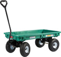 Plastic Deck Wagon, 20-Inch by 38-Inch, Green G5287