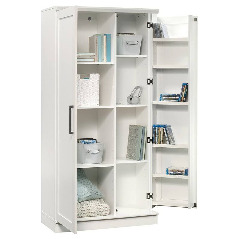 White Storage Cabinet Q496