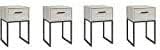 Beige Whitewash Night Stand Y1177