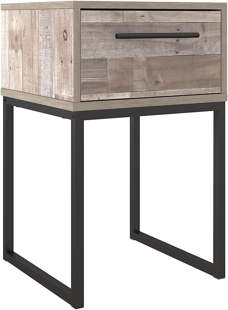 Beige Whitewash Night Stand Y1177
